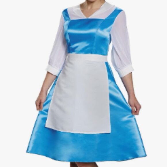 Source Unknown Dresses & Skirts - NWOT Peasent Belle Blue and White Dress